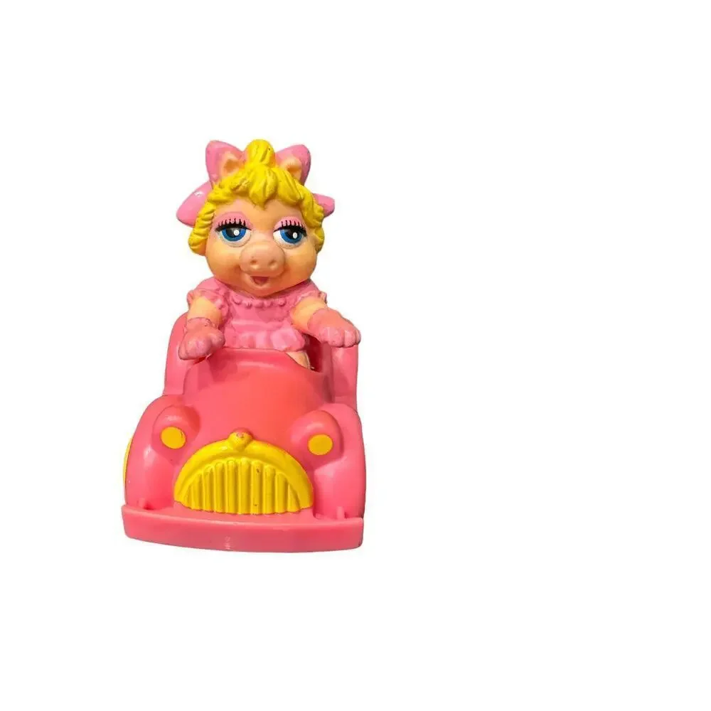 1986 Muppet Babies McDonald's Happy Meal #3 Miss Piggy with Car
